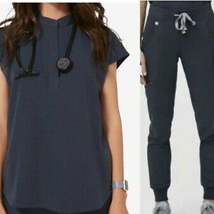 Figs scrub set- Dark Harbor M